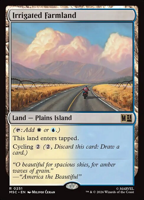 Irrigated Farmland - Marvel Super Heroes Commander MTG spoiler