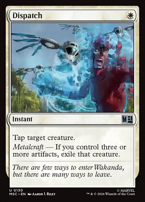 Dispatch - Marvel Super Heroes Commander MTG spoiler