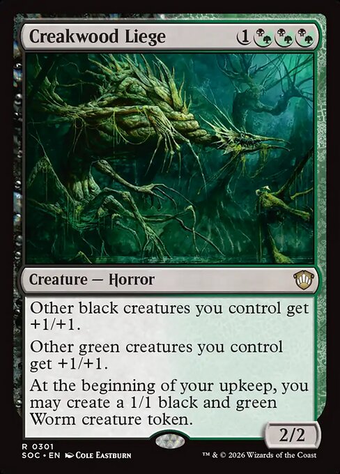 Creakwood Liege - Secrets of Strixhaven Commander MTG spoiler