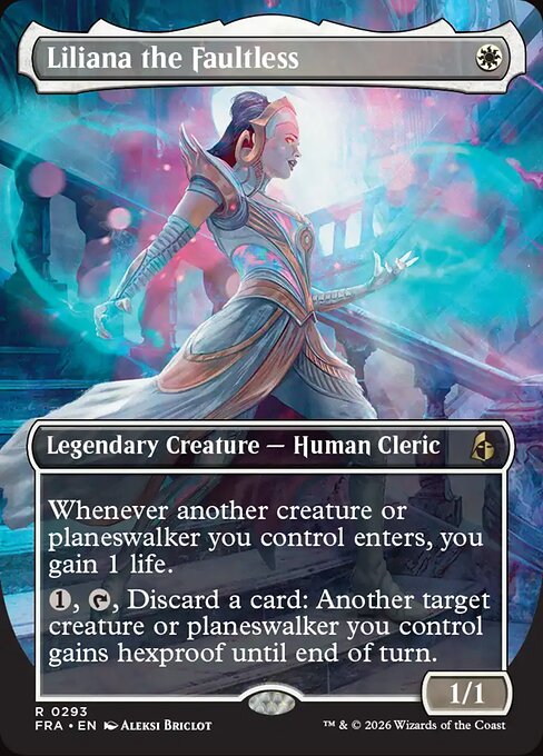Liliana the Faultless - Reality Fracture Commander MTG spoiler
