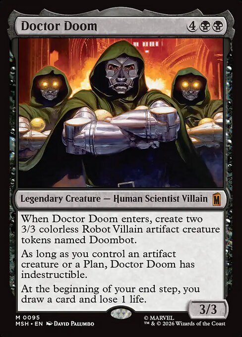 Doctor Doom - Marvel Super Heroes MTG spoiler