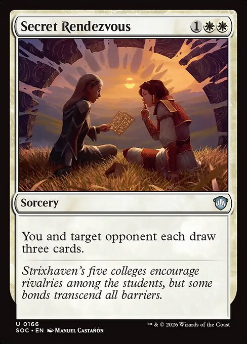 Secret Rendezvous - Secrets of Strixhaven Commander MTG spoiler