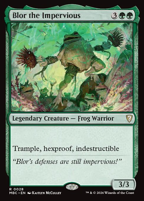 Blor the Impervious - Mystery Booster: Commander Edition MTG spoiler