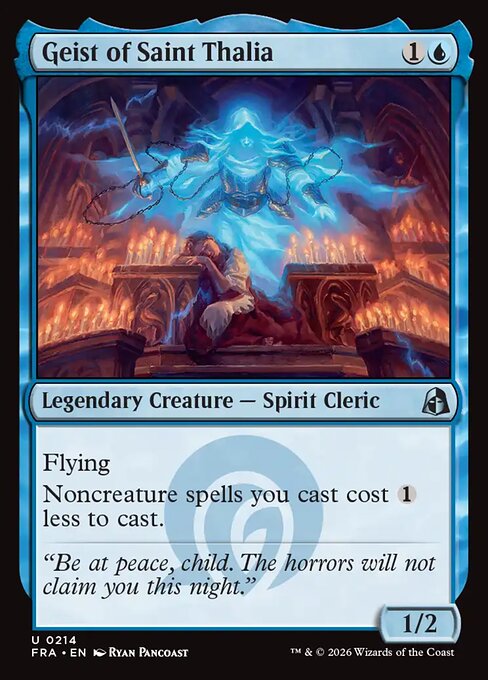 Geist of Saint Thalia - Reality Fracture MTG spoiler