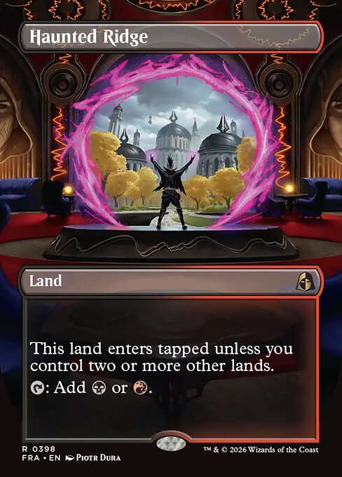 Haunted Ridge - Reality Fracture MTG spoiler