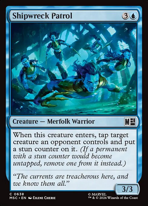Shipwreck Patrol - Marvel Super Heroes Commander MTG spoiler