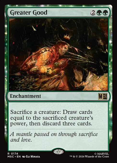 Greater Good - Marvel Super Heroes Commander MTG spoiler