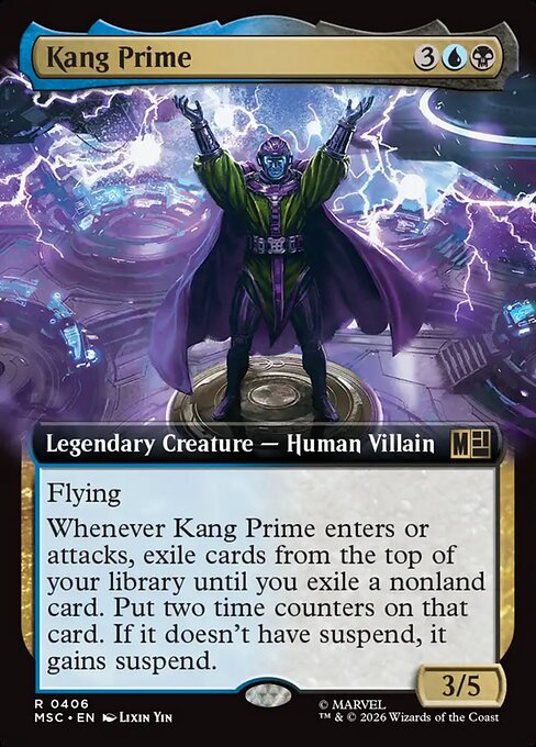 Kang Prime - Marvel Super Heroes Commander MTG spoiler