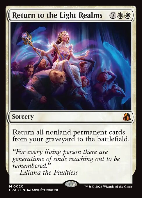 Return to the Light Realms - Reality Fracture MTG spoiler