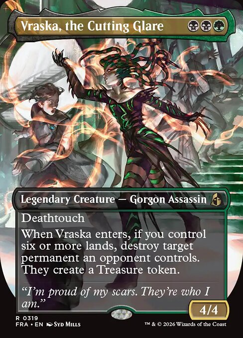 Vraska, the Cutting Glare - Reality Fracture MTG spoiler