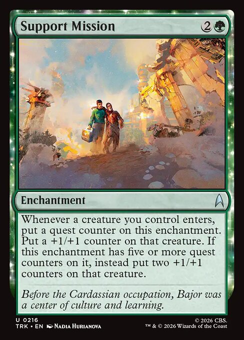 Support Mission - Star Trek MTG spoiler