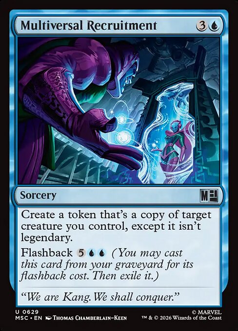 Multiversal Recruitment - Marvel Super Heroes Commander MTG spoiler