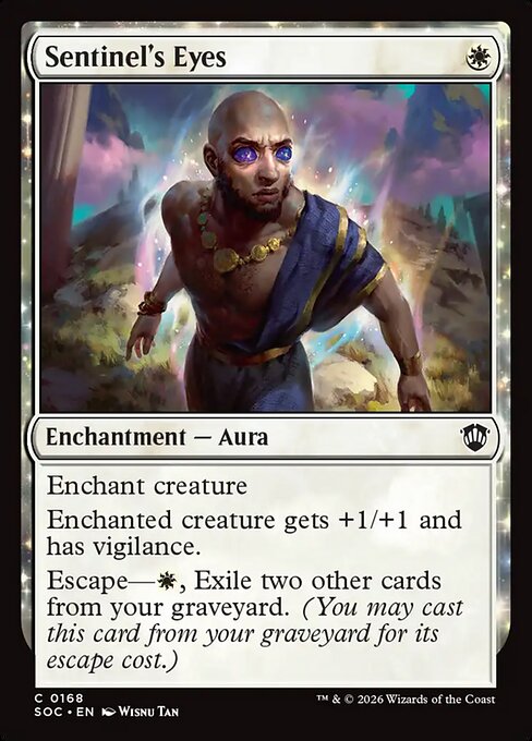 Sentinel's Eyes - Secrets of Strixhaven Commander MTG spoiler