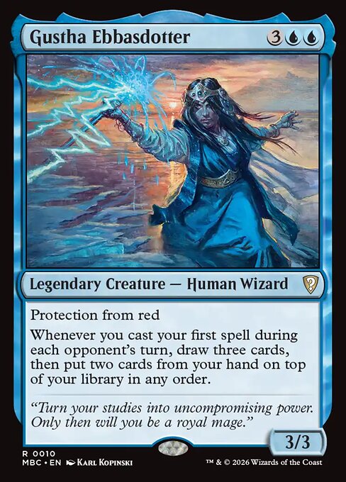 Gustha Ebbasdotter - Mystery Booster: Commander Edition MTG spoiler