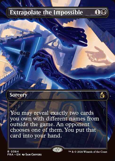 Extrapolate the Impossible - Reality Fracture MTG spoiler