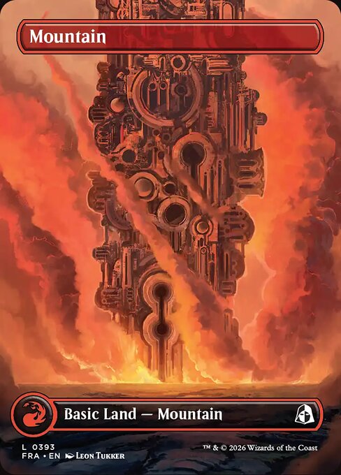 Mountain - Reality Fracture MTG spoiler