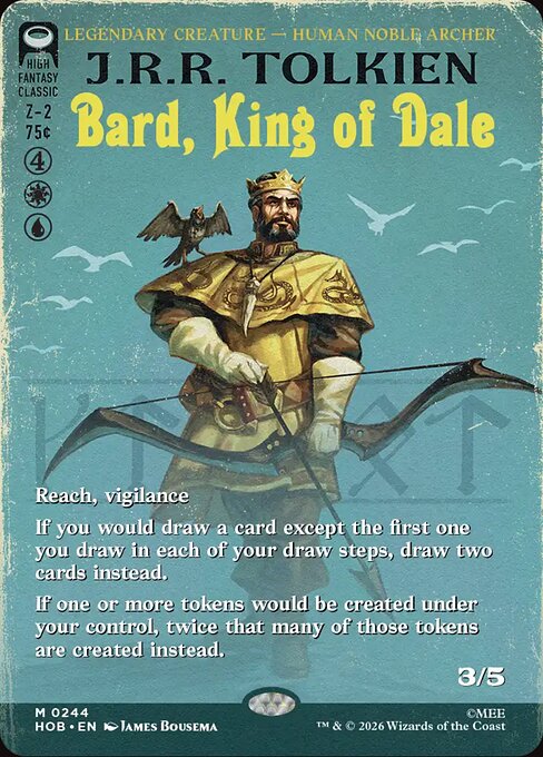 Bard, King of Dale - The Hobbit MTG spoiler