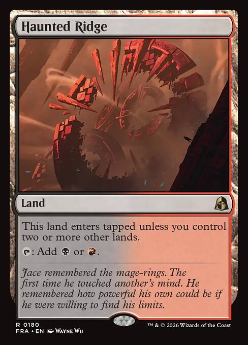 Haunted Ridge - Reality Fracture MTG spoiler