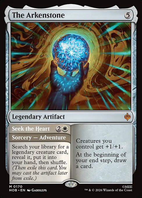 The Arkenstone // Seek the Heart - The Hobbit MTG spoiler