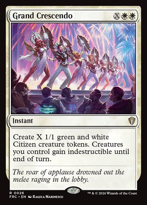 Grand Crescendo - Reality Fracture Commander MTG spoiler