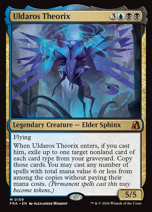 Uldaros Theorix - Reality Fracture MTG spoiler