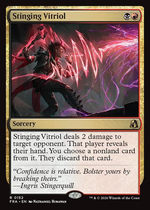 Stinging Vitriol - Reality Fracture MTG spoiler