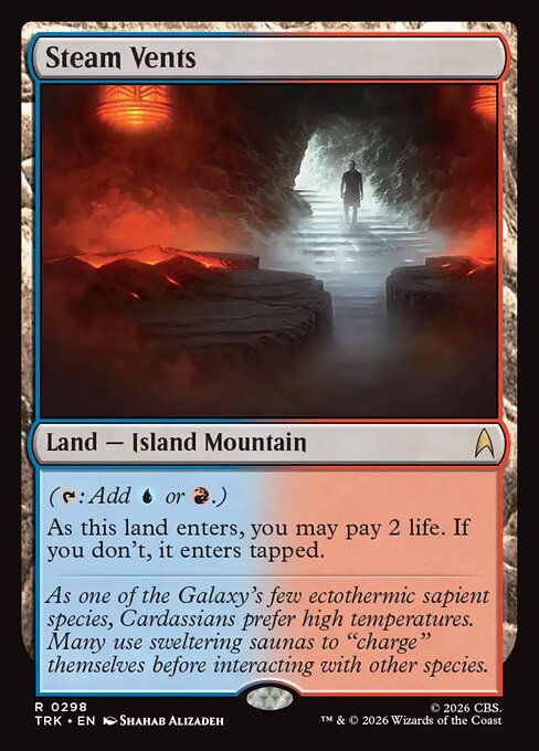 Steam Vents - Star Trek MTG spoiler