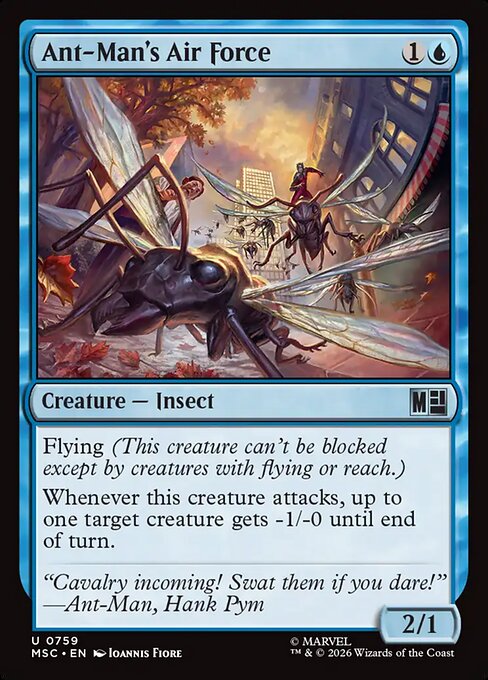 Ant-Man's Air Force - Marvel Super Heroes Commander MTG spoiler
