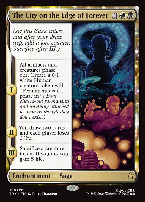 The City on the Edge of Forever - Star Trek MTG spoiler