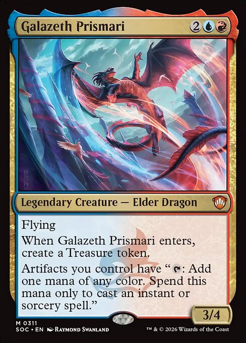 Galazeth Prismari - Secrets of Strixhaven Commander MTG spoiler