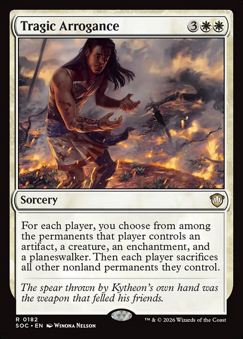 Tragic Arrogance - Secrets of Strixhaven Commander MTG spoiler