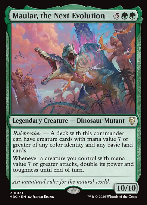Maular, the Next Evolution - Mystery Booster: Commander Edition MTG spoiler