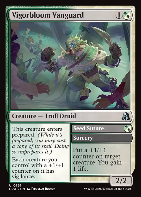 Vigorbloom Vanguard // Seed Suture - Reality Fracture MTG spoiler