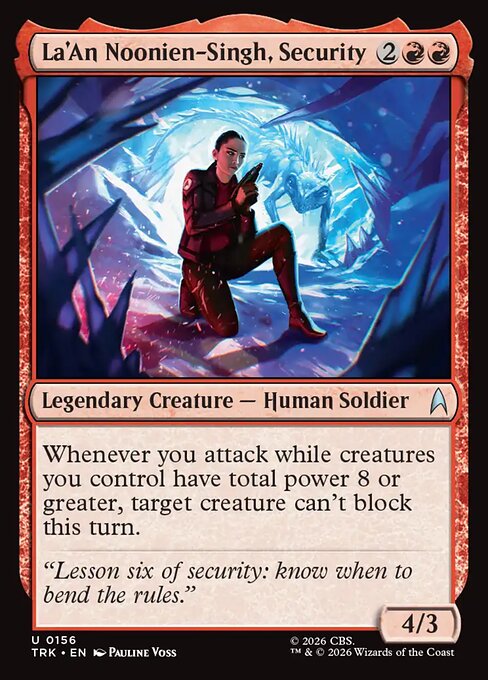La'An Noonien-Singh, Security - Star Trek MTG spoiler