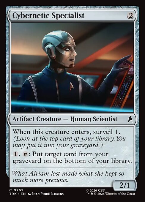Cybernetic Specialist - Star Trek MTG spoiler