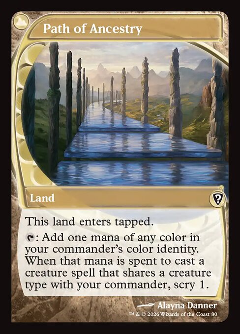Path of Ancestry - Mystery Booster: Commander Edition MTG spoiler