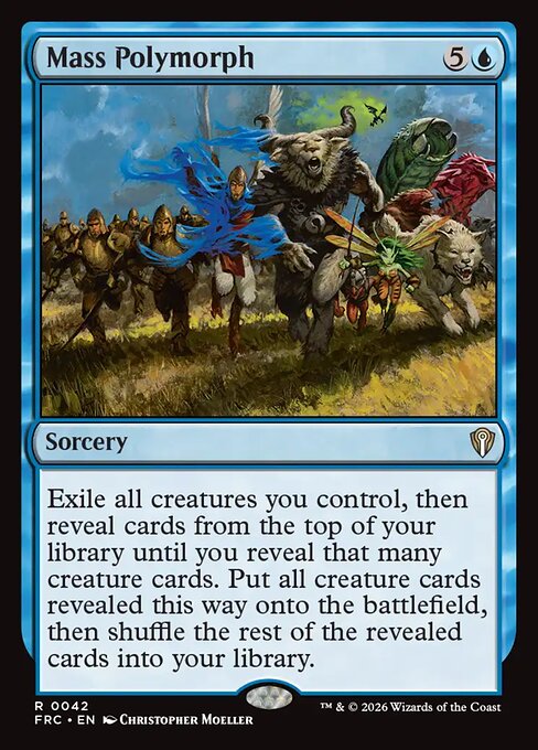Mass Polymorph - Reality Fracture Commander MTG spoiler