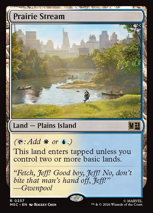 Prairie Stream - Marvel Super Heroes Commander MTG spoiler