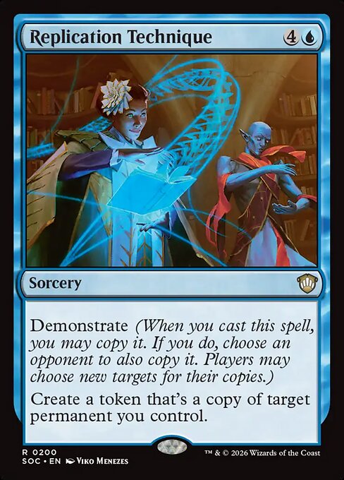 Replication Technique - Secrets of Strixhaven Commander MTG spoiler