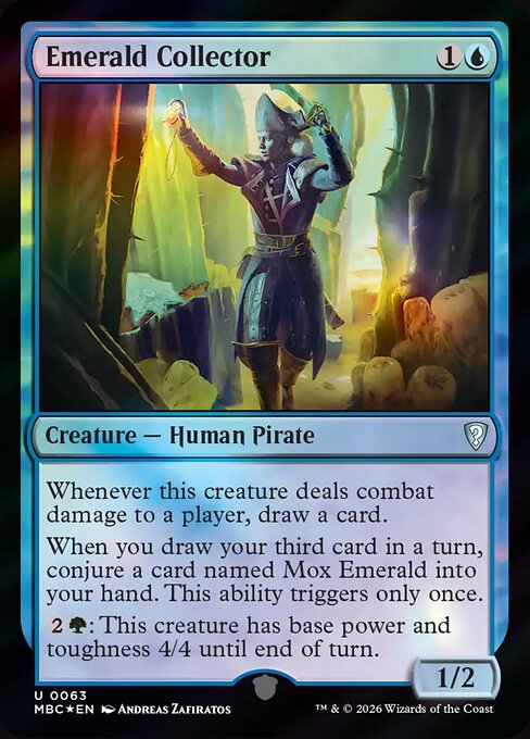 Emerald Collector - Mystery Booster: Commander Edition MTG spoiler