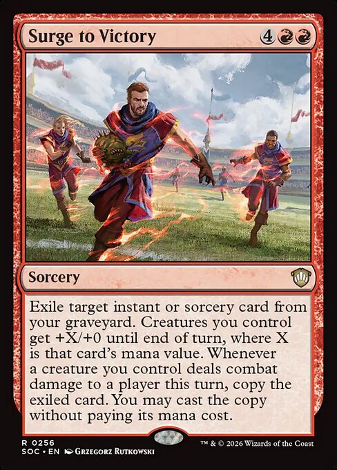 Surge to Victory - Secrets of Strixhaven Commander MTG spoiler
