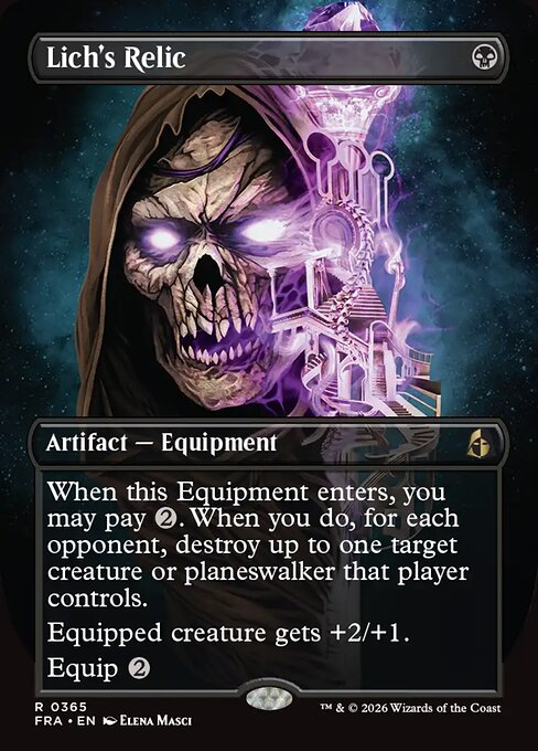 Lich's Relic - Reality Fracture MTG spoiler