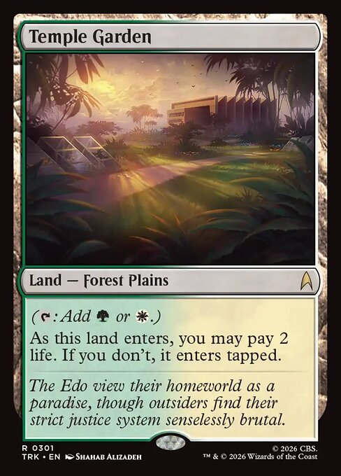 Temple Garden - Star Trek MTG spoiler