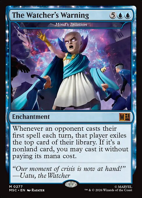 Mind's Dilation - Marvel Super Heroes Commander MTG spoiler