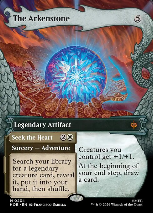 The Arkenstone // Seek the Heart - The Hobbit MTG spoiler