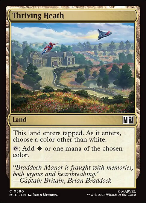Thriving Heath - Marvel Super Heroes Commander MTG spoiler