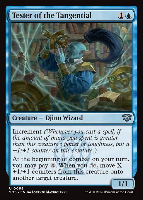 Tester of the Tangential - Secrets of Strixhaven MTG spoiler