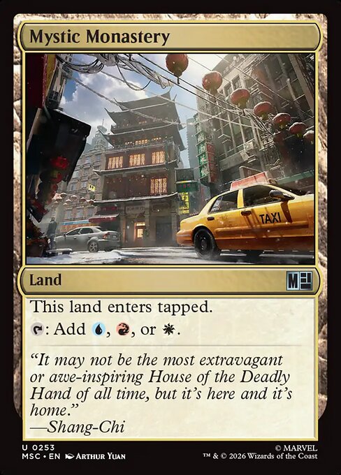 Mystic Monastery - Marvel Super Heroes Commander MTG spoiler