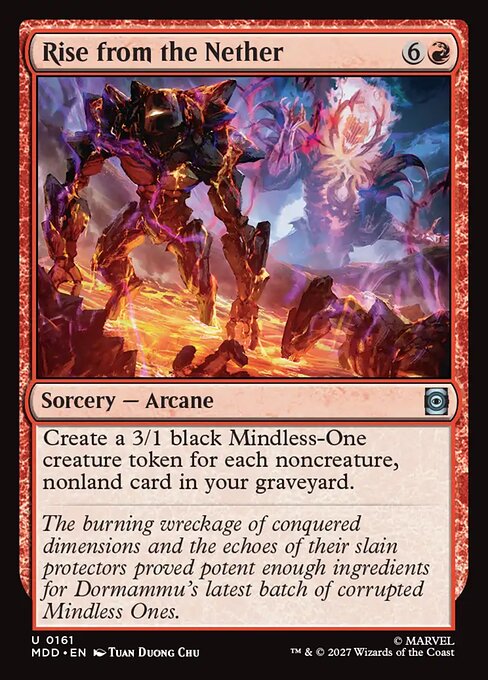 Rise from the Nether - Marvel: Darkhold Destiny MTG spoiler