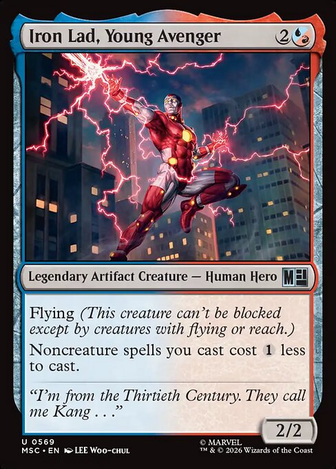 Iron Lad, Young Avenger - Marvel Super Heroes Commander MTG spoiler